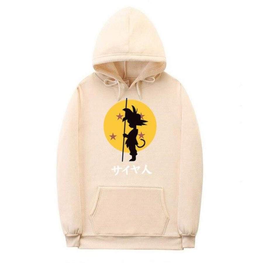 Sungokong/Naruto Front Anime Jumper Hoodie II  Sweater Hoodie Trendy II Sweter Oblong Topi Sz M - XL ( Pria &amp; Wanita / Anak &amp; Dewasa )