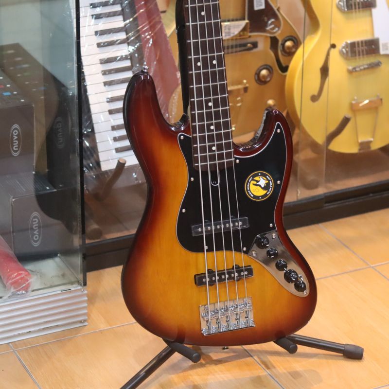 Sire V3 2nd Marcus Miller Tobacco Sunburst 5 String - Bass 5 Senar TS