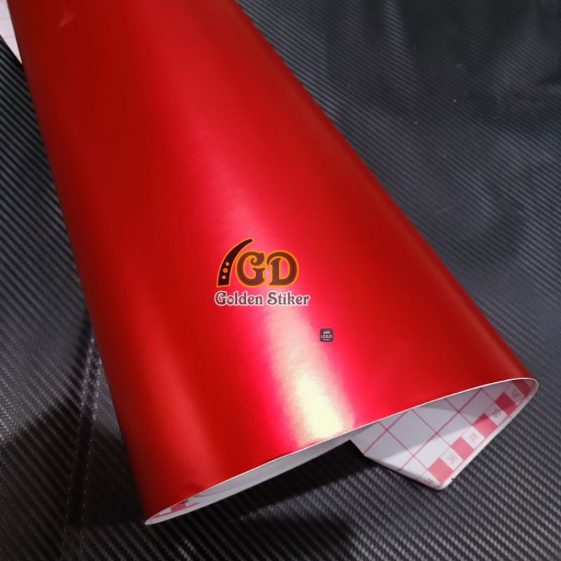 Stiker Merah Metalik Skotlet Merah Metalik MPM Stiker Skolet Motor Stiker Skotlet Metalik MPM Stiker