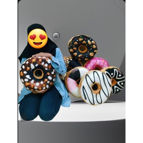 BANTAL DUDUK....BANTAL DONUT PRINT..DM 35 cm