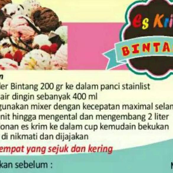 

↔ BAHAN ES KRIM/BUBUK ES KRIM TERASSA 200 GRM ㄶ