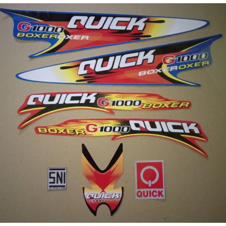 

STIKER QUICK G1000 BOXER TRAKTOR TERLARISS...,,,,,