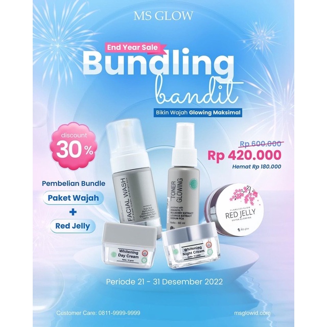 paket bundling akhir tahun ms glow