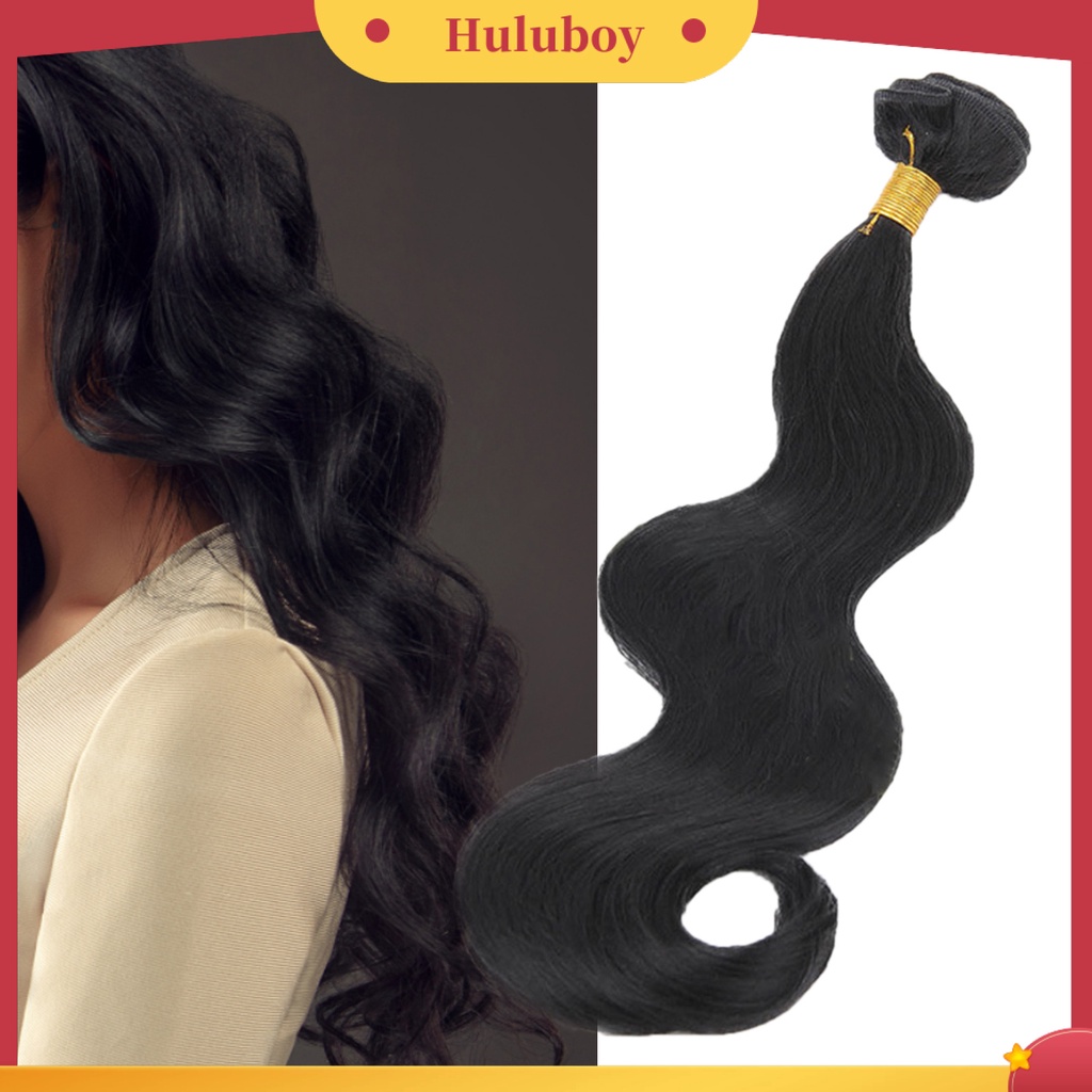 Wig Rambut Model Gelombang Bahan Silk Suhu Tinggi Untuk Wanita