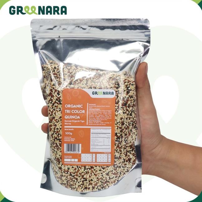 

ORGANIC TRI COLOR QUINOA 500GR TRICOLOUR QUINOA 500 GRAM