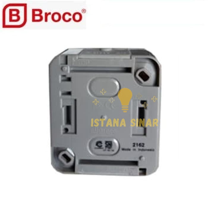 BROCO Atlantic Saklar Seri Outdoor and Heavy Duty Double Switch 2162