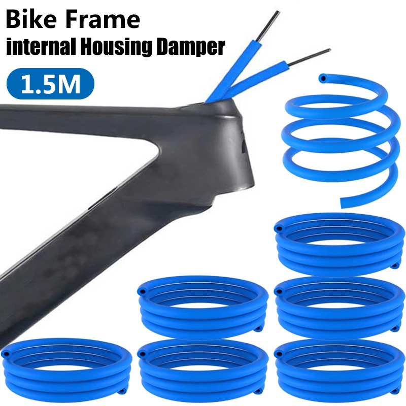 Untuk Menggeser Rem Hidrolik Tabung 1.5M Sepeda Frame Inner Shell Anti-Noise Tabung Penyerap Suara 6mm Lengan Spons Kabel Sepeda Shock Absorber