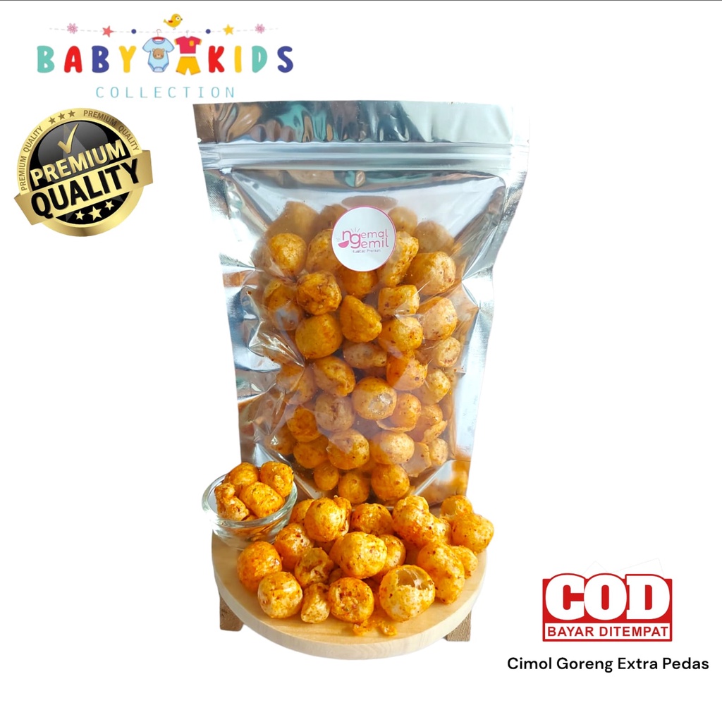 

Cimol Goreng Extra Pedas Cimol Pedas Mantap Homemade Kualitas Premium