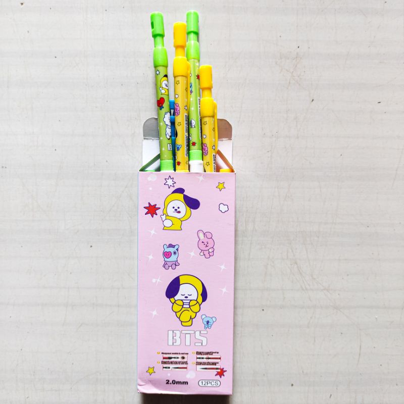 

PENSIL ISI BESAR BTS/PENSIL ISI BESAR ANAK/PENSIL ISI LUCU/PENSIL ISI WARNA/PENSIL MENULIS ANAK