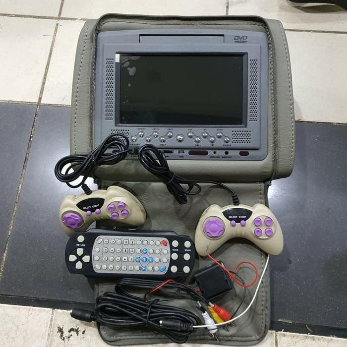 Headrest Dvd Tv Tuner Monitor Game 7Inch #Original