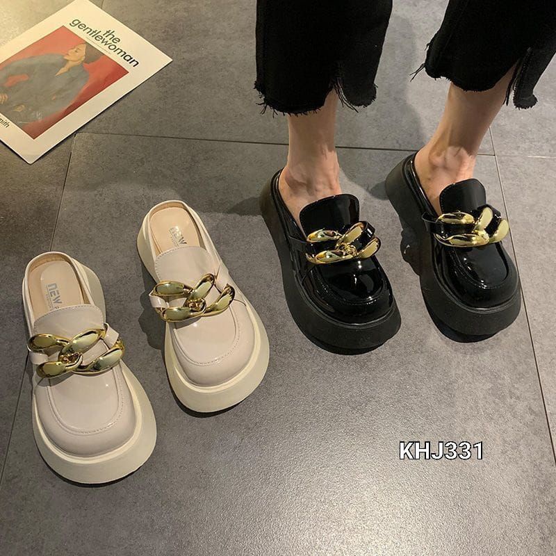 SANDALS SLOP WEDGES BOTTOM SLOP HIKS KOREA KHJ331