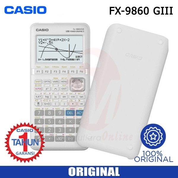 

KALKULATOR CASIO FX 9860-GIII-SD GRAPHIC SCIENTIFIC ILMIAH #ORIGINAL