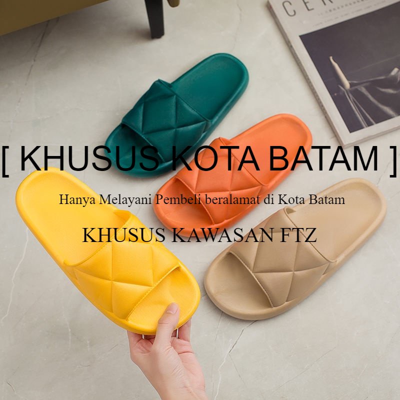 [ KHUSUS KOTA BATAM ] DDMgalery - Sandal Rumah Berkualitas Sendal Karet Fashion Premium Anti Slip Im