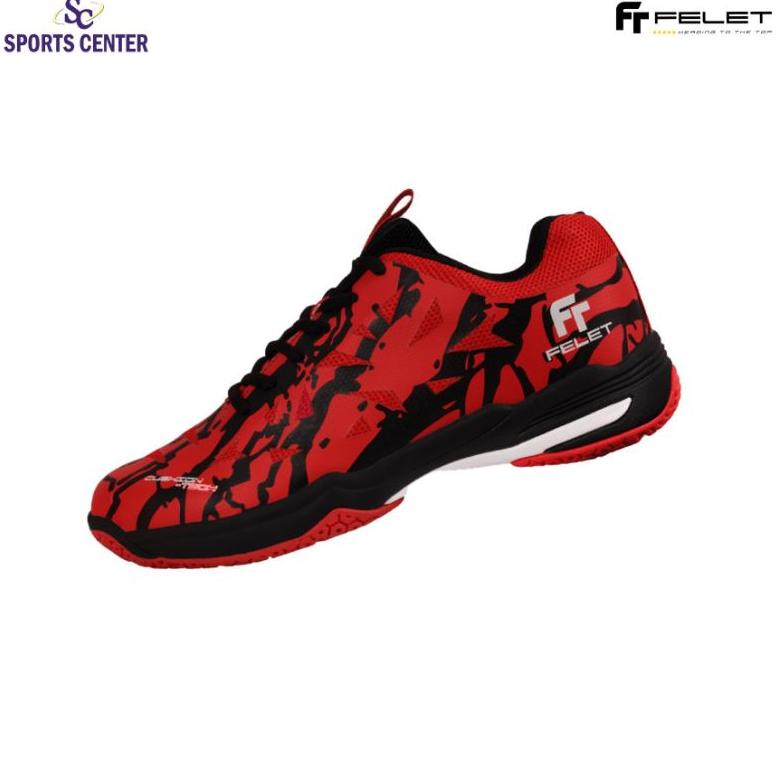 Special Price Sepatu Badminton Felet New Color FT 1.0 Boost Red