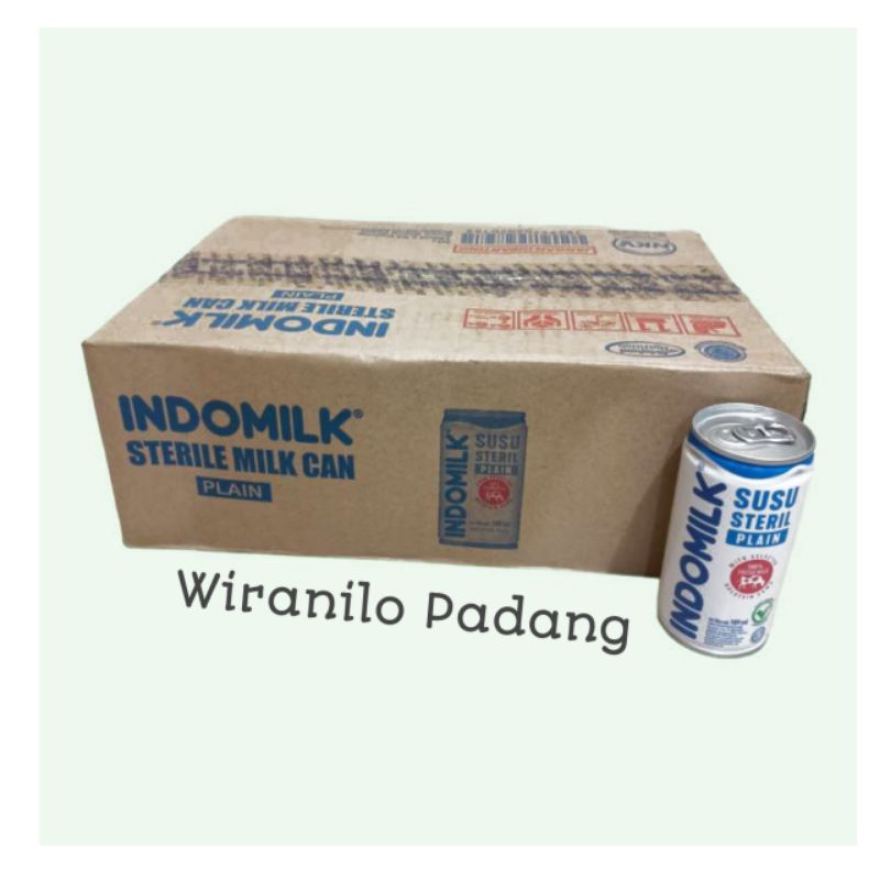 

Indomilk Susu Steril 1 Karton x isi 24 Pcs × 189ml