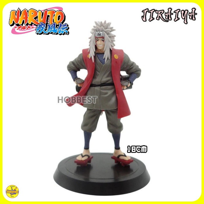Naruto : JIRAIYA 18cm - Action Figure Miniatur Topper Pajangan Jiraya