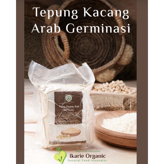 

Tepung Kacang Arab Germinasi Ikarie Organic 250 gr