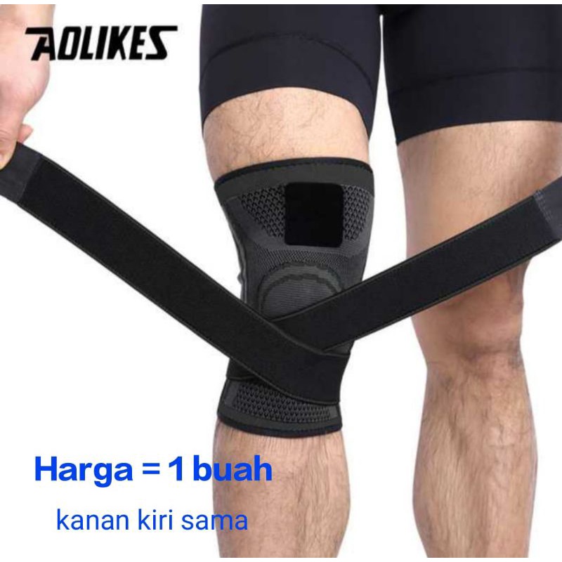pelindung lutut olahraga AOLIKES / deker lutut olahraga / knee support / knee pad / penyangga lutut