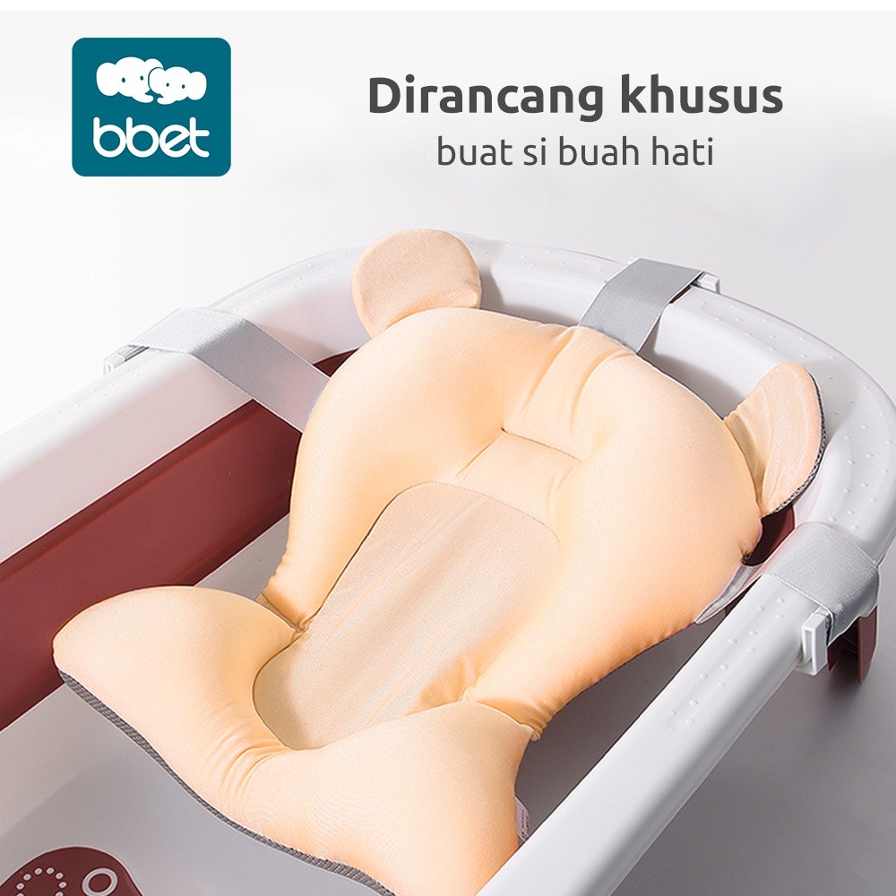 BBET Ultra Soft Baby Bathtub Pillow | Bantal Penyangga Bak Mandi Bayi