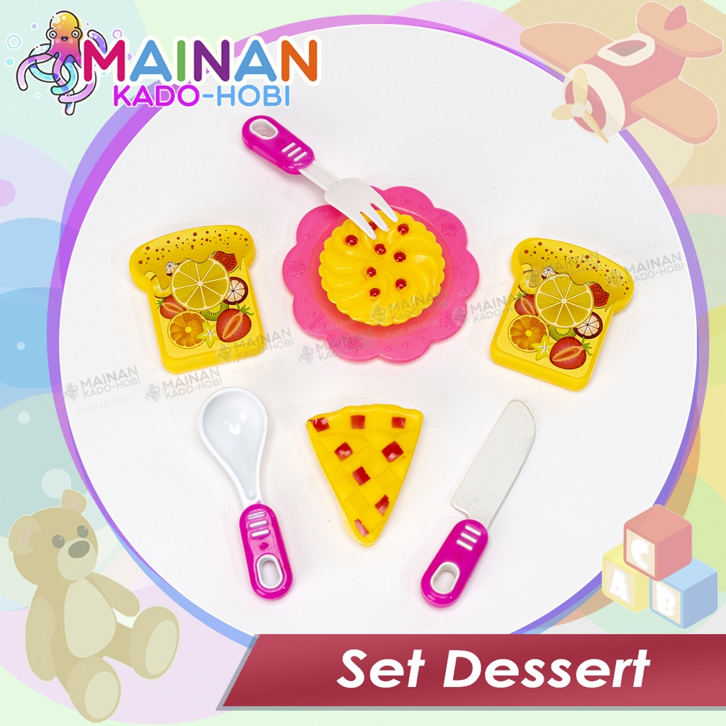 MAINAN ANAK PEREMPUAN EDUKASI MINIATUR MAKANAN MANIS DESSERT