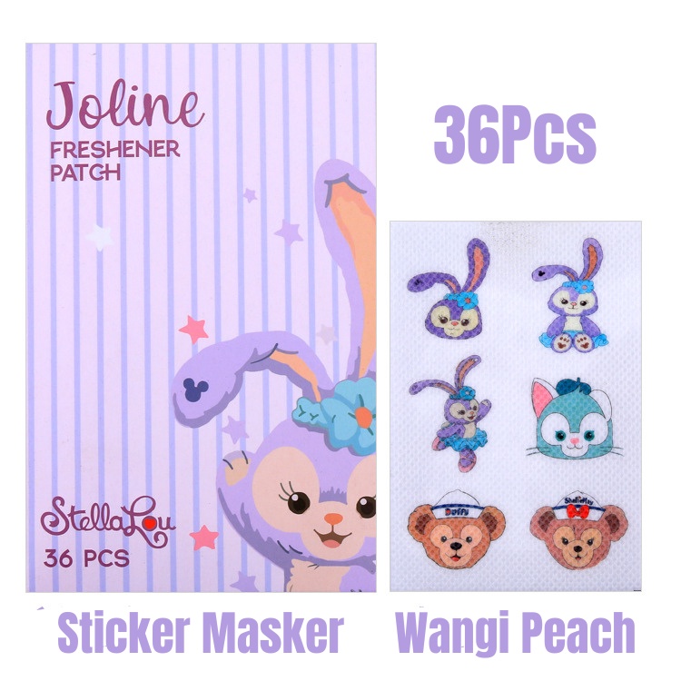 [COD] 36Pcs Sticker Masker Aromaterapi Lucu Aroma Patch Banyak Motif Cocok Untuk Anak