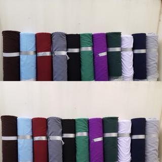 (HARGA PER ROL/GULUNGAN) Kain BAHAN SERAGAM / Kain BSY BESWAY  / Kain BAHAN CELANA SEKOLAH GAMIS BUSANA MUSLIM