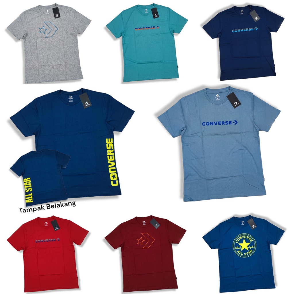 Kaos Converse Man Basic T Shirt Original