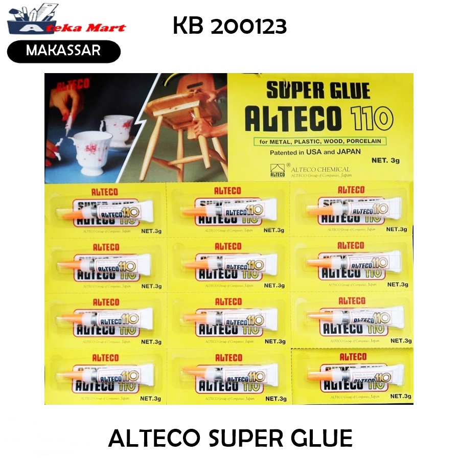 

[PPN/12PCS] ALTECO SUPER GLUE LEM SERBA GUNA
