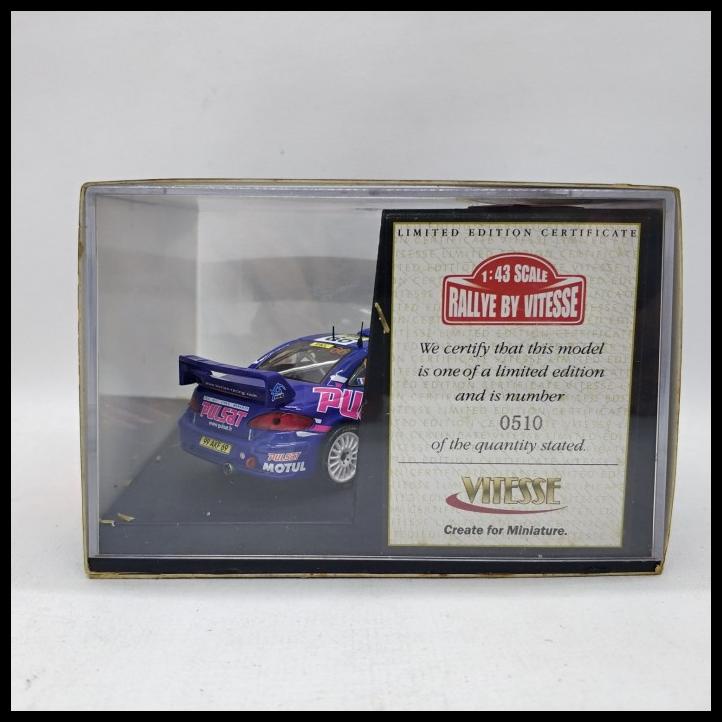 Vitesse Peugeot 307 Wrc #66 Racc Rally Catalunya 2009 1/43