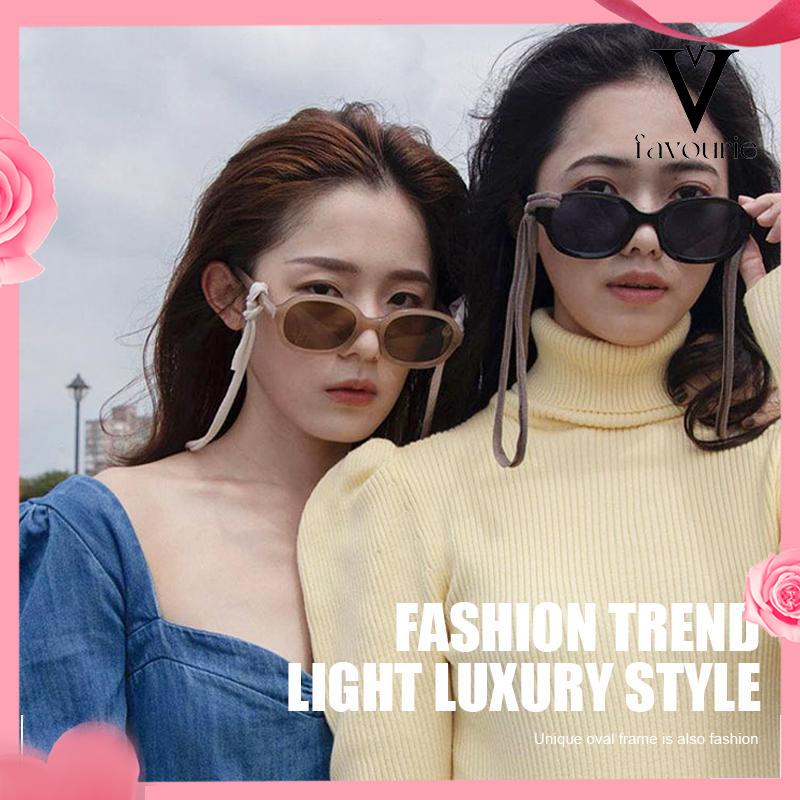 CODKacamata Bingkai Oval Korea Dewasa Lensa Gaya Klasik Untuk Pria Dan Wanita-FA