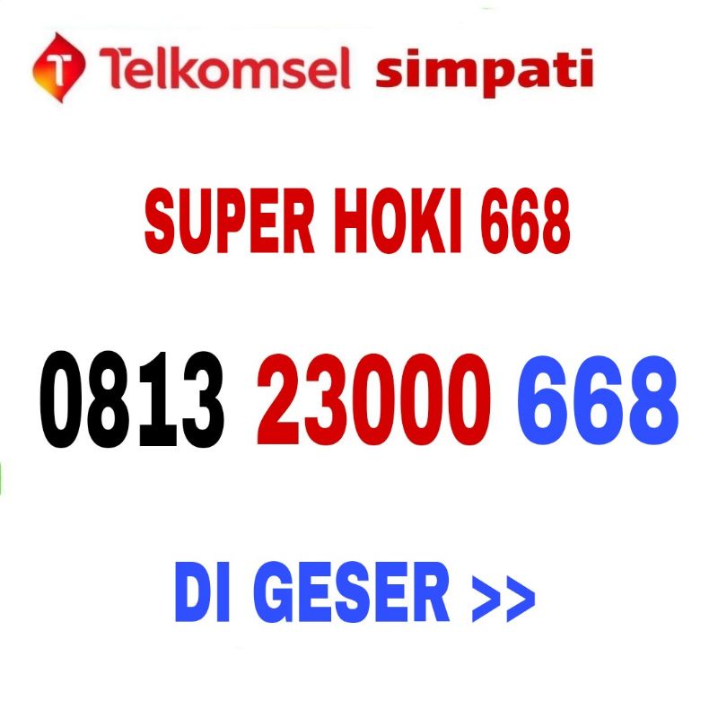 Kartu Perdana Nomor Cantik Simpati Telkomsel Minimalis 4G