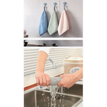 lap kain 30cm x 40cm microfiber lap dapur lap cuci lap tangan dll