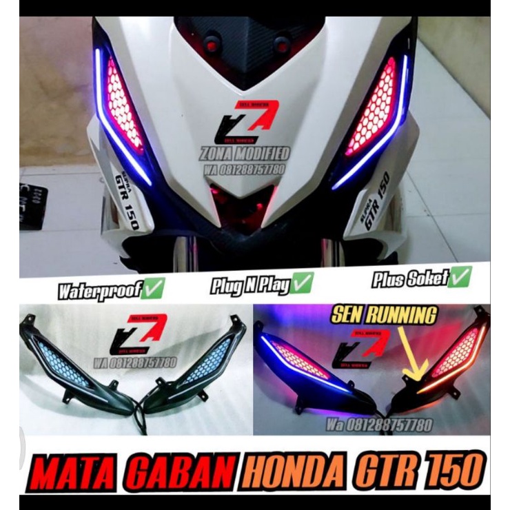 MATA GABAN SUPRA GTR 150 + SEN RUNNING