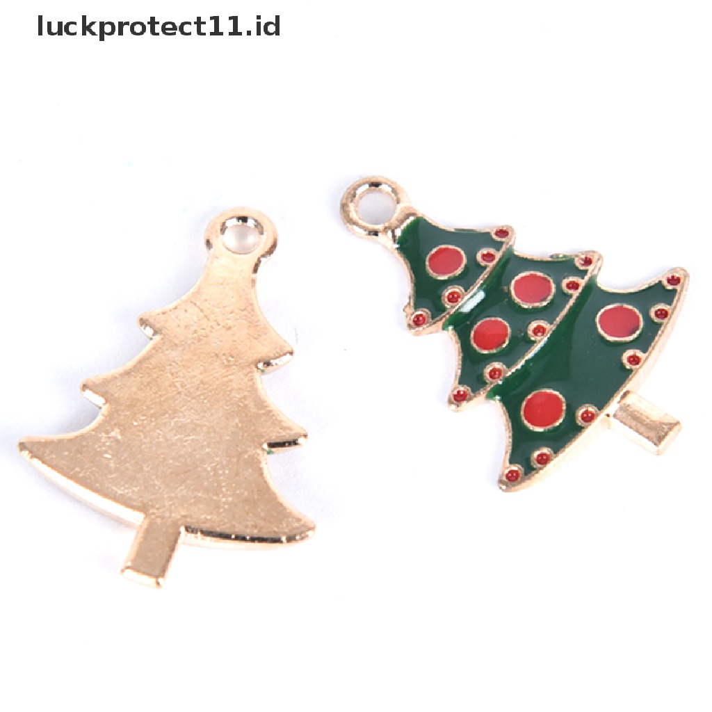 /Fashion Hot// Fashion// 20Pcs/Set Enamel Alloy Campur Natal Ch Liontin Perhiasan DIY Craft Making.