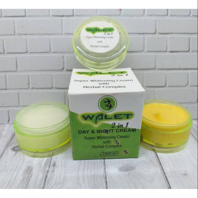 CREAM WALET SUSUN - CREAM WALET 2IN1 SIANG MALAM // CREAM PEMUTIH WAJAH