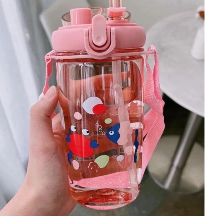 Best Delivery BOTOL MINUM ANAK SELIYA KARAKTER HEWAN FREE SEDOTAN DAN TALI 650ML 7306 BPA FREE CHOCHO 88 SHOP