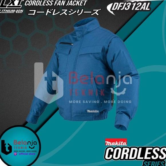 Terlaris Makita Cordless Fan Jacket Size L Jaket Kipas Angin Ukuran L DFJ312AL Termurah