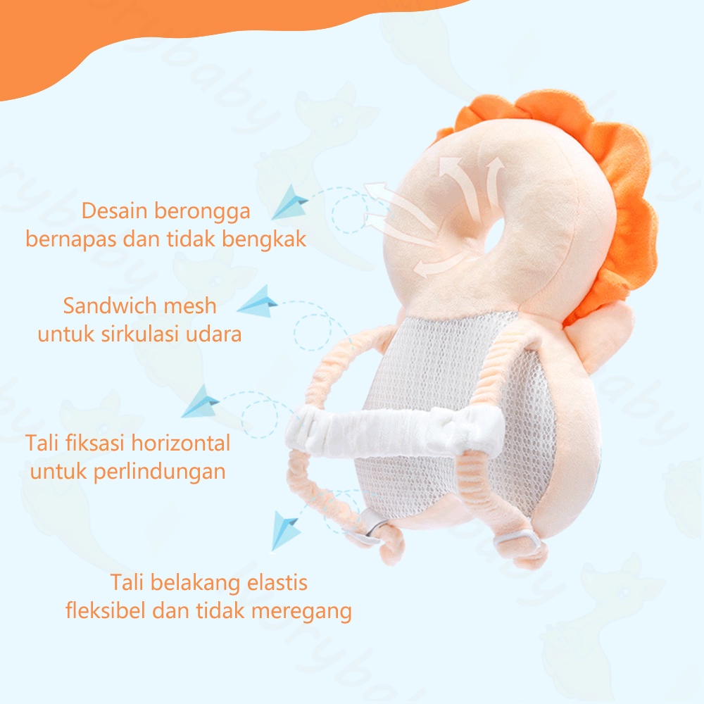 Ivorybaby Free Belt bantal pelindung kepala bayi baby head protector Alat pelindung kepala bayi