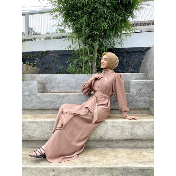 Chewid mafaza maxi dress wanita bahan super adem dan lembut