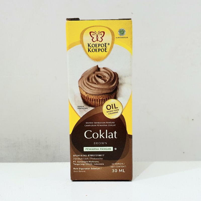 Koepoe Koepoe Pewarna Makanan Oil Base Coklat 30ml