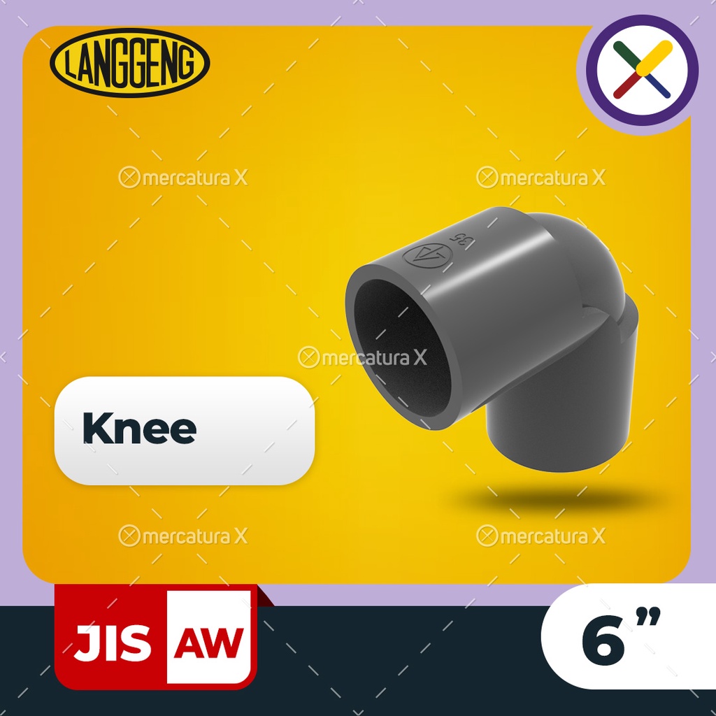 Knee JIS-AW 6" - Fitting PVC