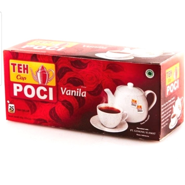 Teh Poci Celup wangi Vanilla 25 Kantong