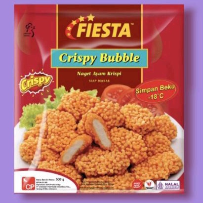 

Crispy Chicken Nugget Fiesta / Goldstar 500gr Naget Ayam Crispy Frozen Food