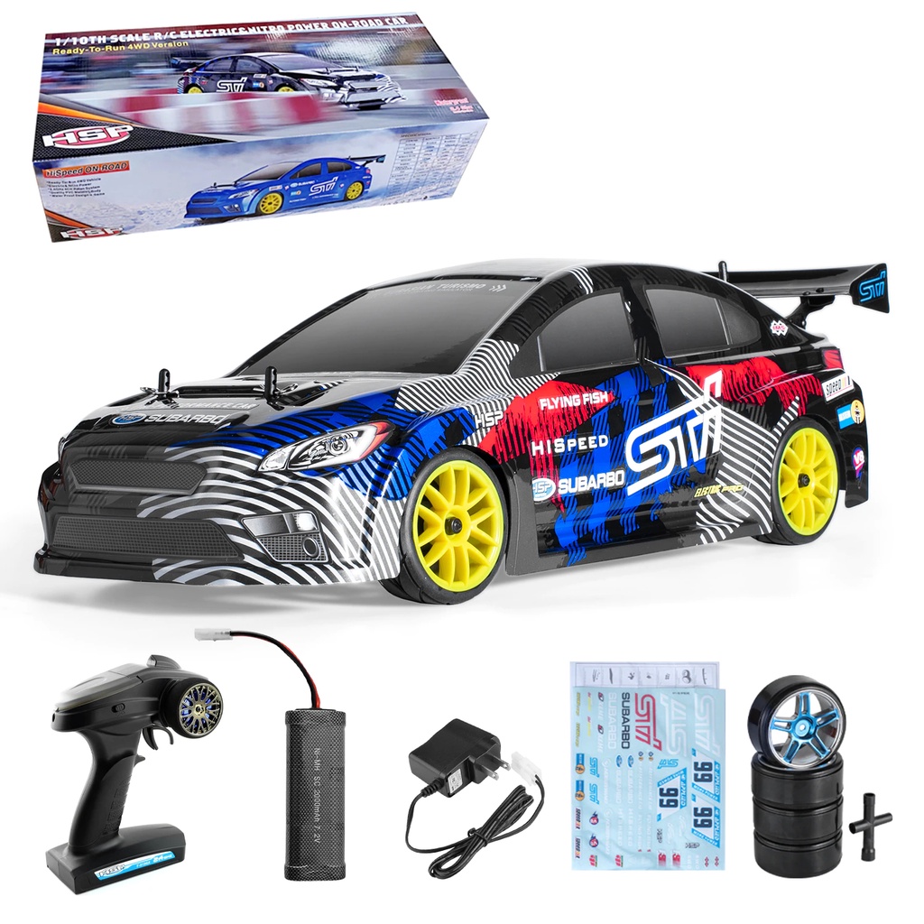 HSP flying fish 94123 brushed 4WD rc drift hobby RTR ready to run mainan hobby rc car drift