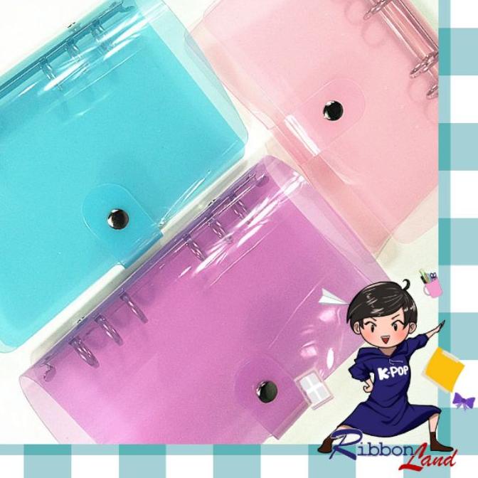 

66D❅ A6 Cover Binder PVC Soft Colour 6 Ring Bagus Dipakai