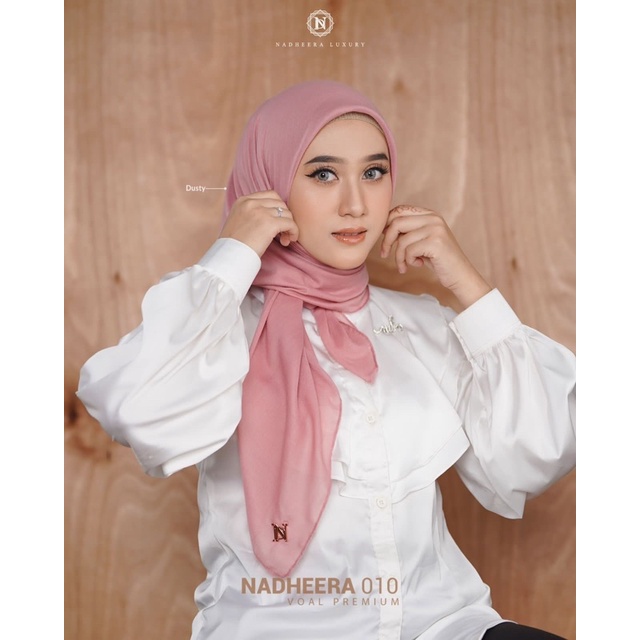 NADHEERA VOAL N-010 | NEW LOGO “N” VOAL SEGIEMPAT PREMIUM HIJAB DAILY