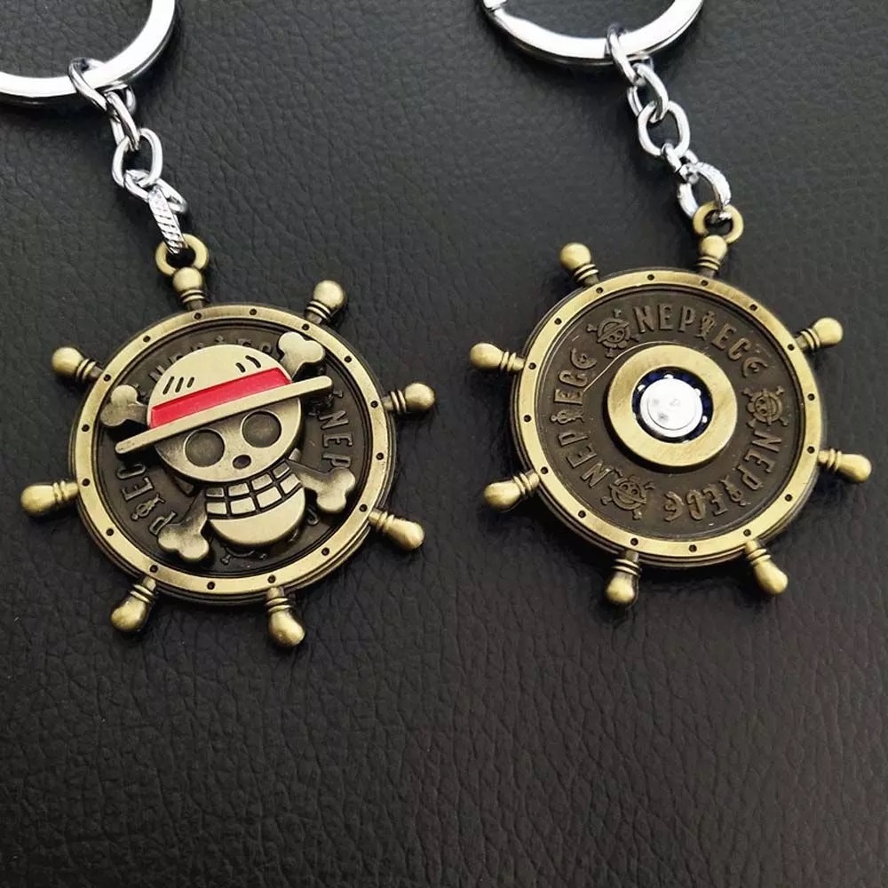 Gantungan kunci key chain tas bag motor mobil karakter anime one piece sanji 3D onepiece jepang wibu lucu keren unik vintage aesthetic estetik