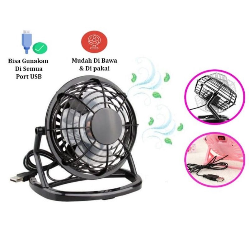 KIPAS ANGIN USB MINI PORTABLE MINI FAN IMPORT