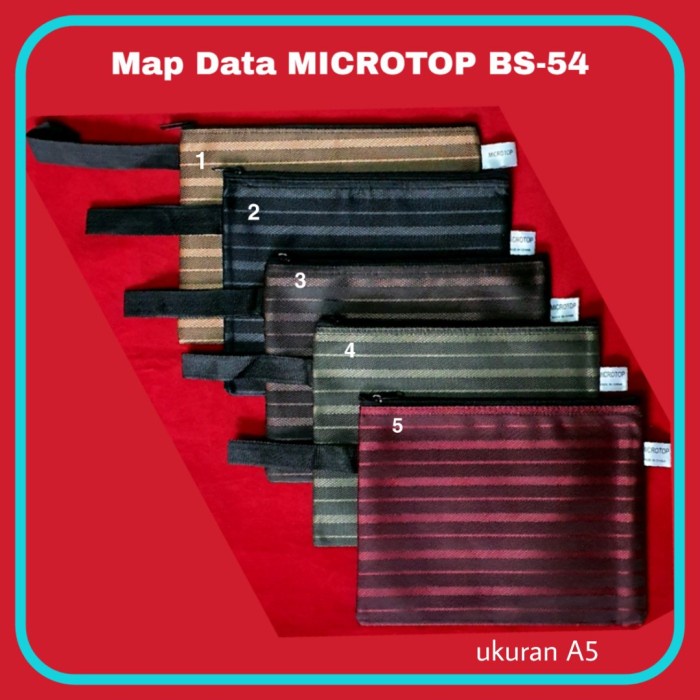 

PRO Map Data Amplop MICROTOP A5 Kain Motif / Map Data / Map Dokumen - BS-54, bebas