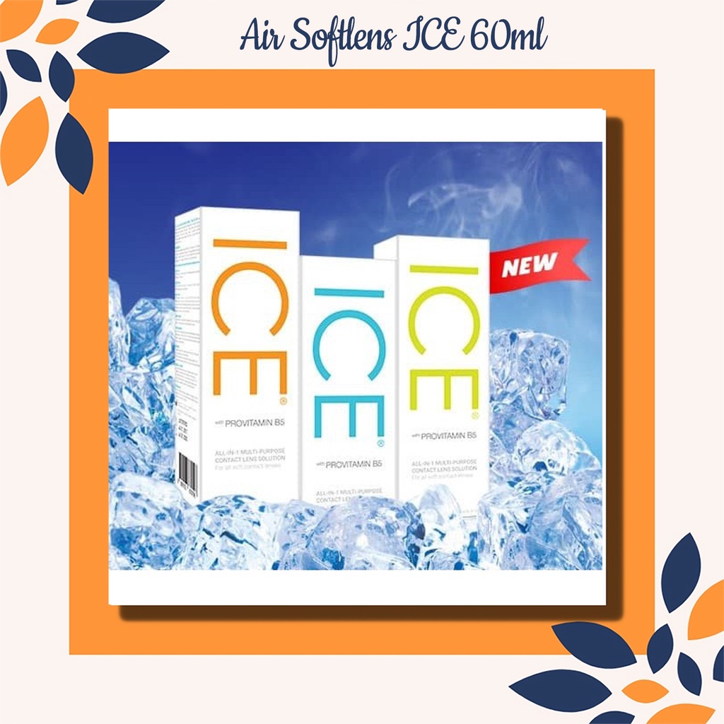 Air Softlens ICE 60ml Cairan Softlens ICE 60ml Air Pencuci Softlens Air Softlens ICE 60ml bpom
